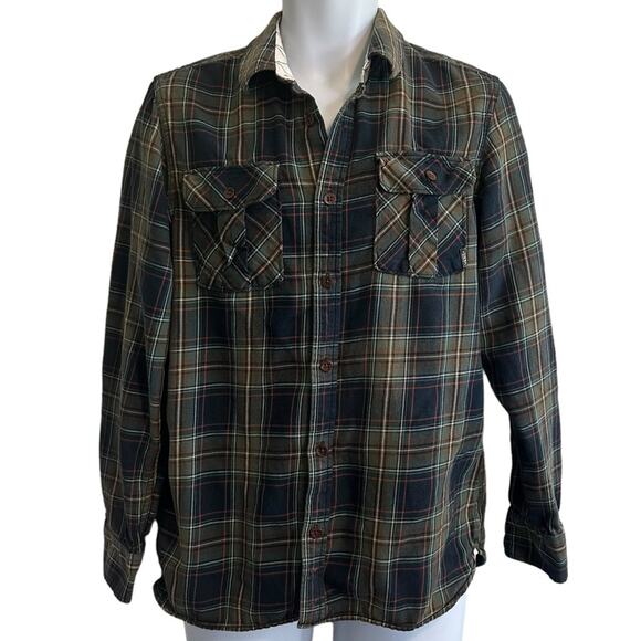 Vans Flannel Long Sleeve Shirt Size Small - Picture 1 of 6